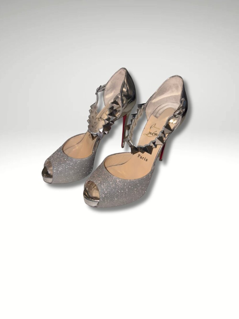 Christian Louboutin - Strappy Peep Toe Pump